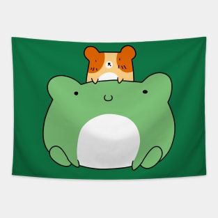 Fat Frog and Hamster Tapestry