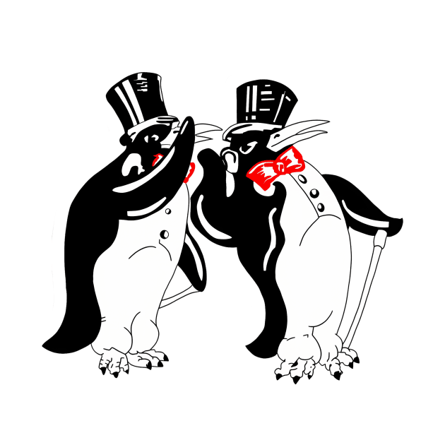 2 double penguin by Karburator By Studio