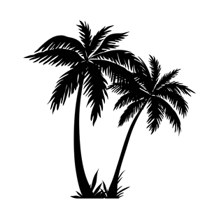 Palm Tree Design T-Shirt