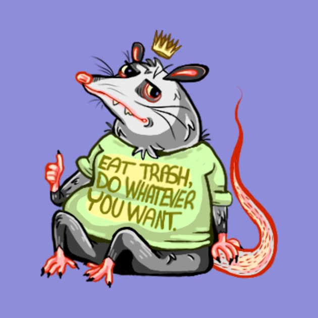 King trash varmint by Daisesprout