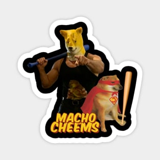 Macho Cheems and Super Cheems 1 Magnet