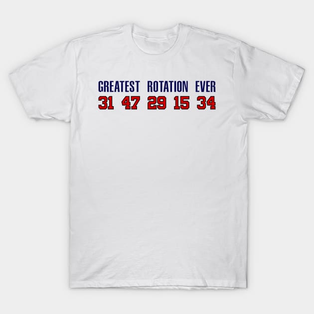 The Great Atlanta Braves Rotation of The 1990s - 1998 T-Shirt