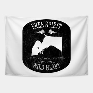 Free spirit - Wild heart Tapestry