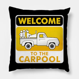 Carpool pinball Pillow