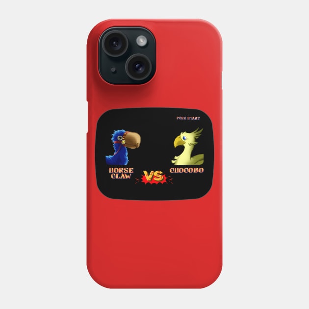 Asplenia Studios: Horseclaw vs. Chocobo Phone Case by AspleniaStudios