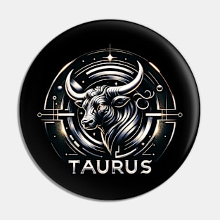 Celestial Taurus Emblem Apparel Pin