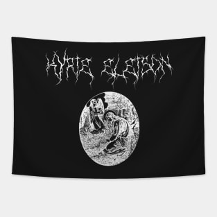 Black Metal Jesus Christ Kyrie Eleison Tapestry