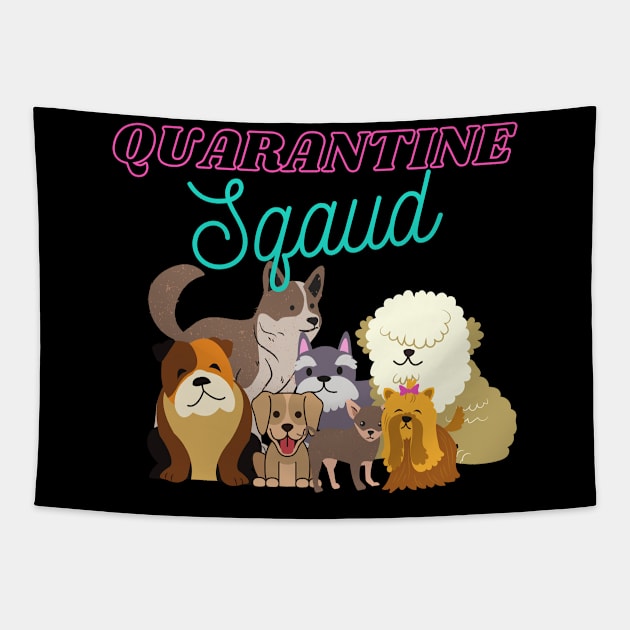 Quarantine Squad Tapestry by nicfearn_designs