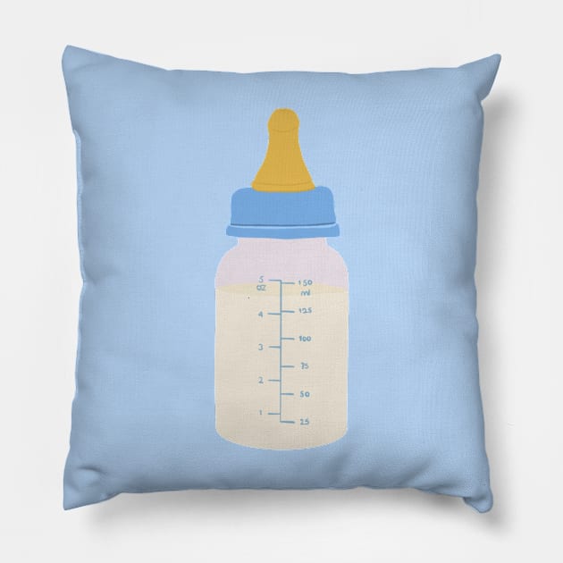 Baby bottle Pillow by Artofcuteness