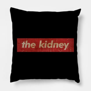 THE KIDNEY - SIMPLE RED VINTAGE Pillow