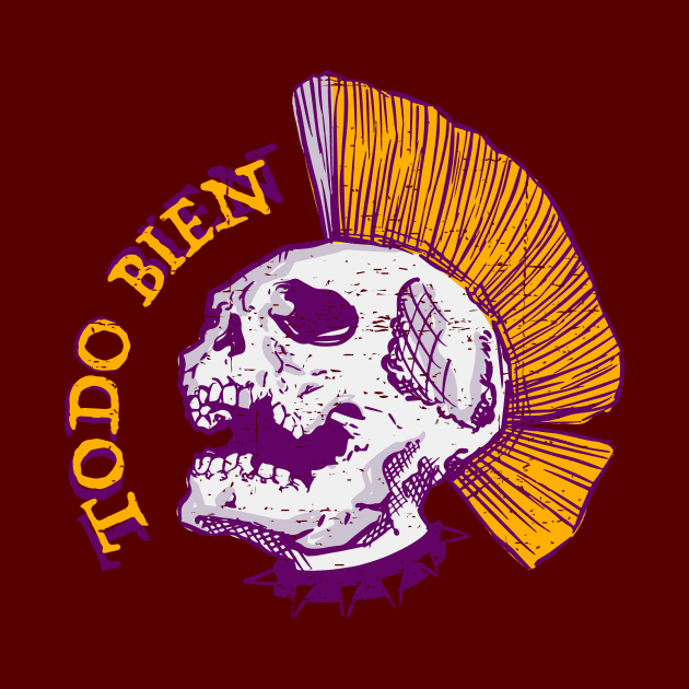 Todo Bien - Ground Design - Skull logo by verde