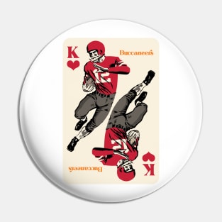 Tampa Bay Buccaneers King of Hearts Pin