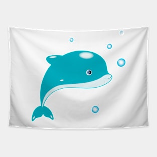 Dolphin baby Tapestry