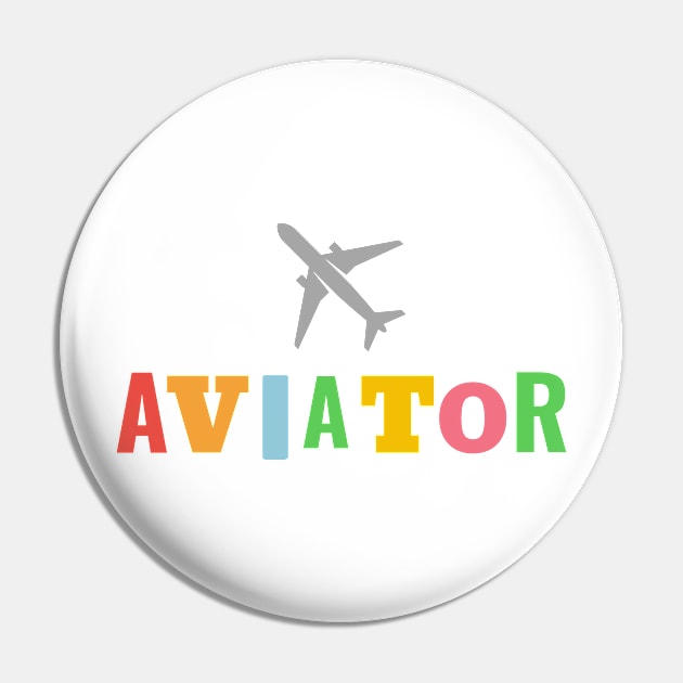 Aviator (Pilot) Pin by Jetmike