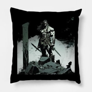 the barbarian Pillow