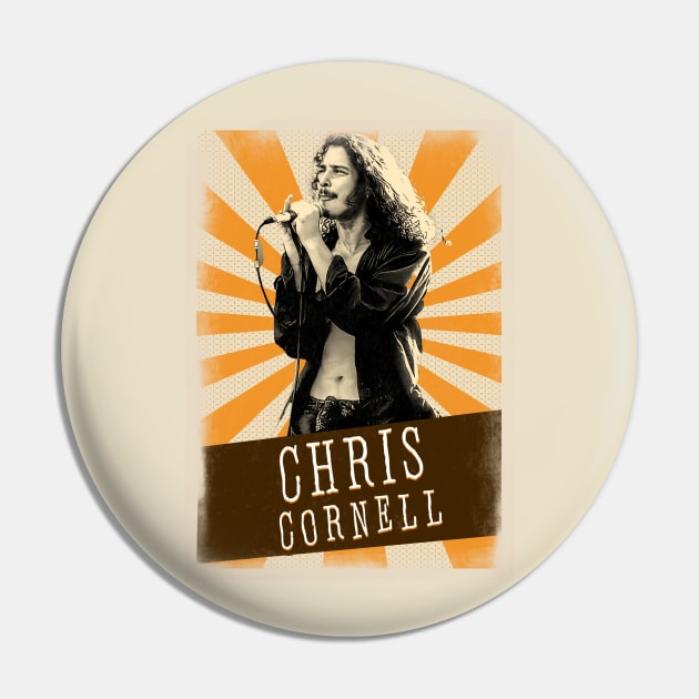 Vintage Aesthetic Chris Cornell 1990s Pin by SkulRose