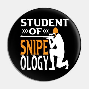 Student of Snipeology Gaming Sniper Pin