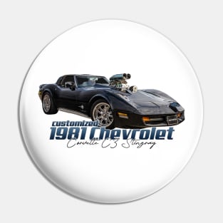 Customized 1981 Chevrolet Corvette C3 Stingray Pin