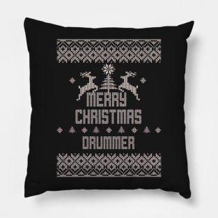 Merry Christmas DRUMMER Pillow