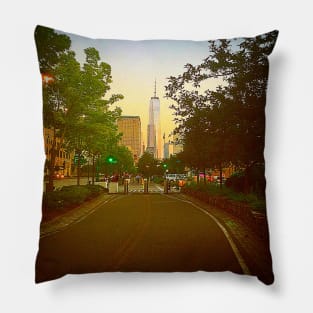 Hudson River Greenway, Manhattan, NYC Pillow