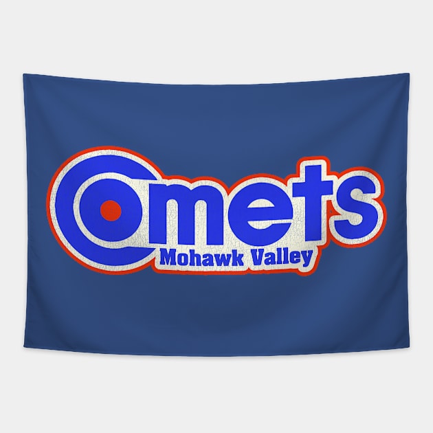 Defunct Mohawk Valley Comets Hockey Team Tapestry by Defunctland