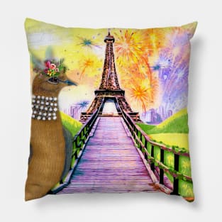 Eiffel Tower, Paris France Pillow