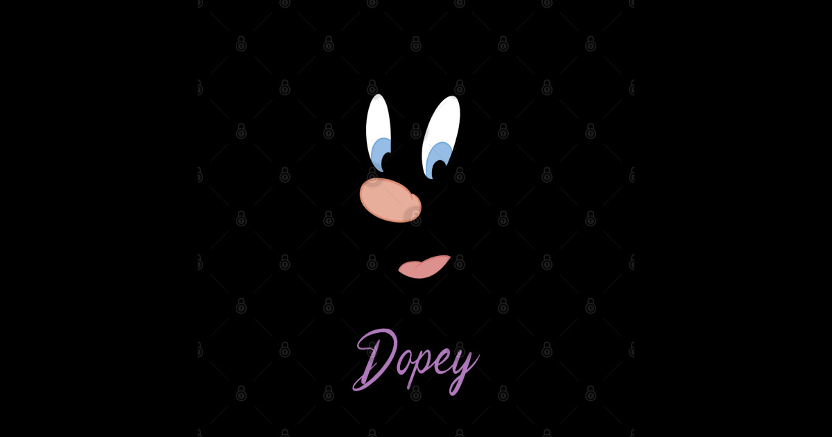 Dopey Dwarf Seven Dwarfs Dopey Sticker Teepublic 