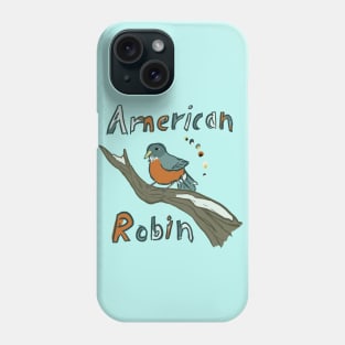 Funky American Robin Phone Case