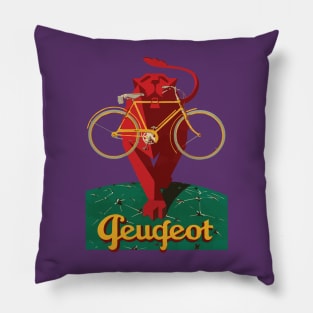 Vintage Cycle Ad 1 Pillow