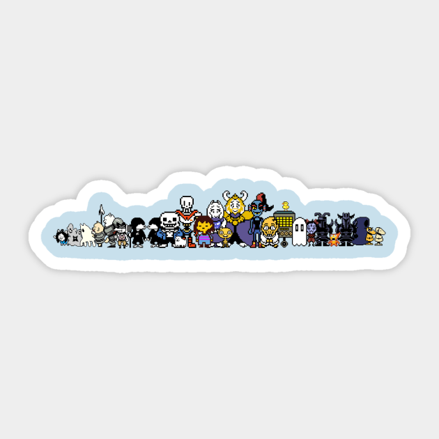  Undertale Stickers Pack