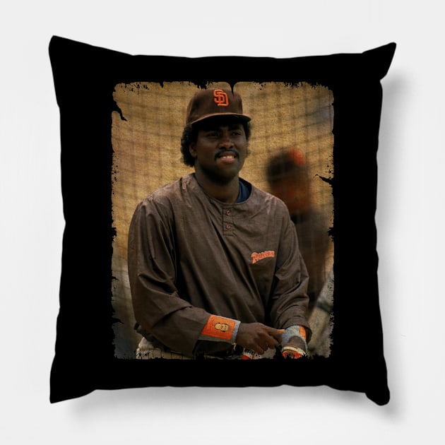 Tony Gwynn in San Diego Padres Pillow by PESTA PORA