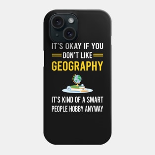 Smart People Hobby Geography Geographer Phone Case