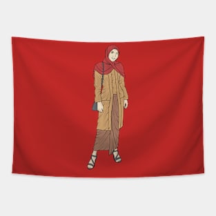 Red Cultiral Tapestry