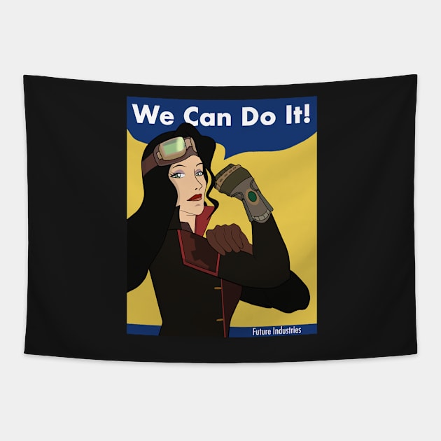 Asami “We Can Do It” Tapestry by quirkyandkind