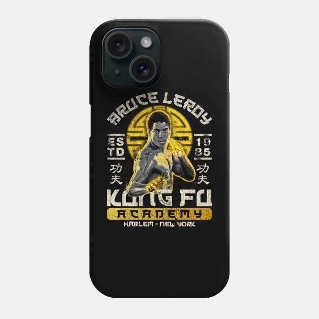 Vintage Bruce Leroy Kung Fu Academy 1985 Phone Case by sepatubau77