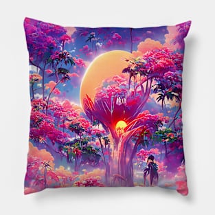 The Peak of Sunrise Pillow