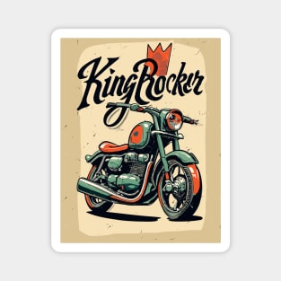 Kingrocker Vintage Bike Magnet