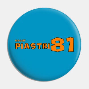 Oscar Piastri '23 Pin