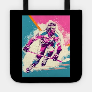 Retro Hockey Tote