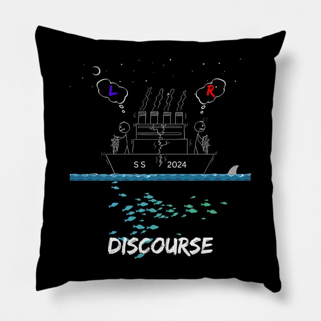 Discourse Pillow by Rc tees