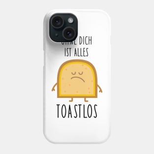 Toast is bleak Phone Case