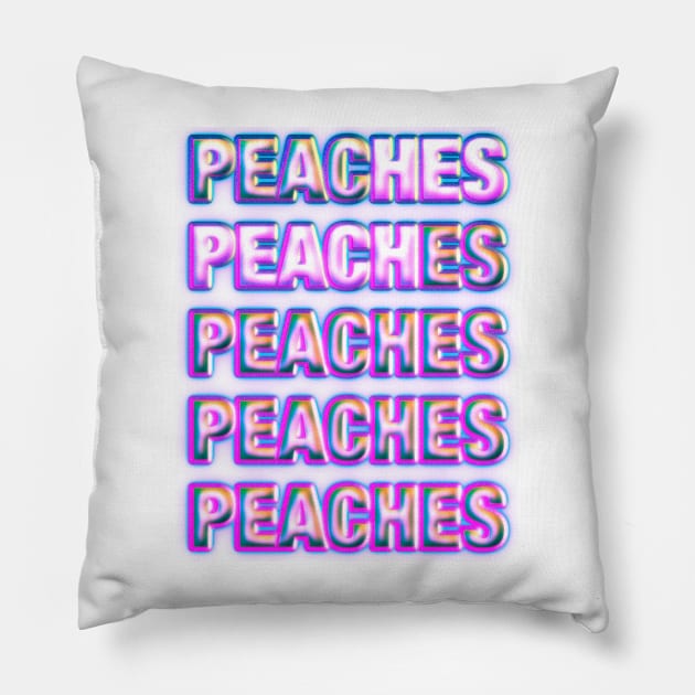 Peaches Pillow by The40z