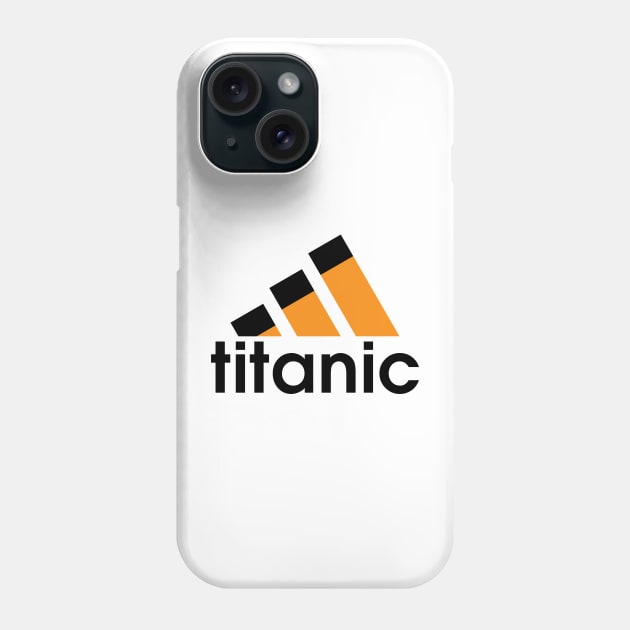 Titanic Sinking Too Soon Logo Phone Case by inotyler