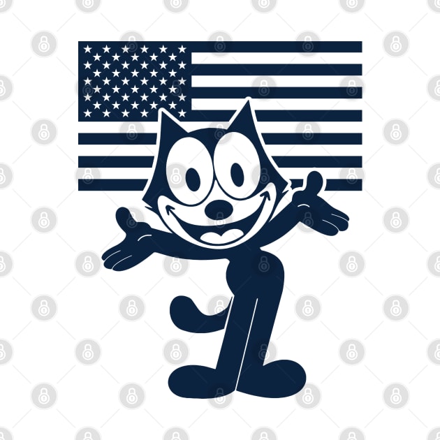 FELIX THE CAT - 4th of July by ROBZILLA