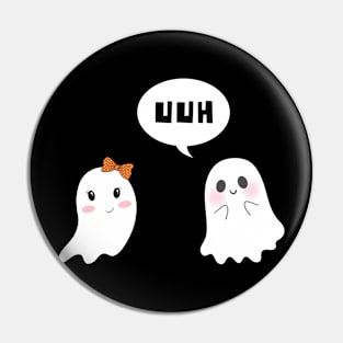 Halloween Uhh Ghost Pin