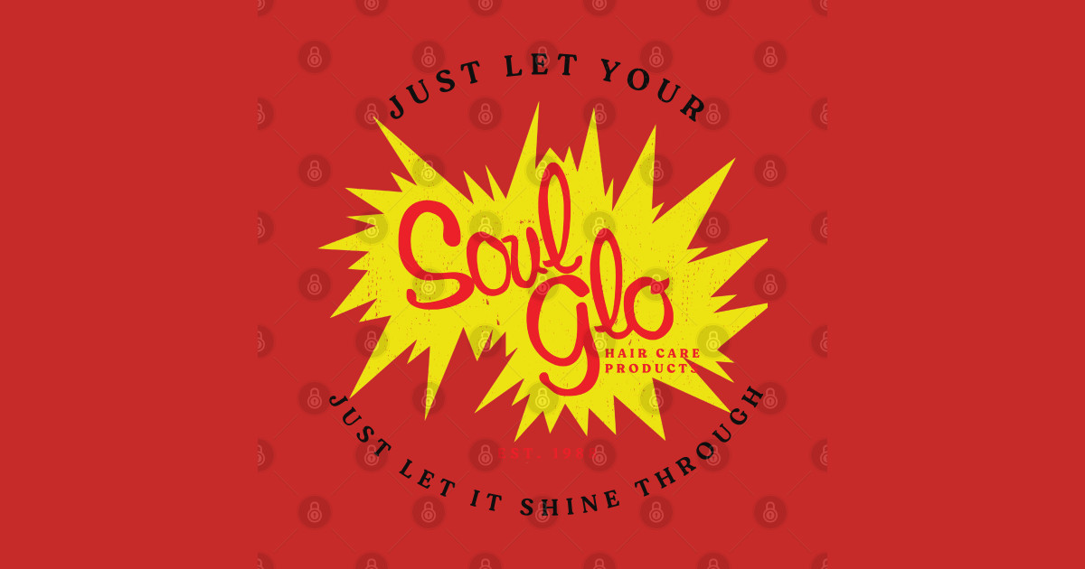 Soul Glo Hair Care Products Est. 1988 vintage logo Soul Glo T