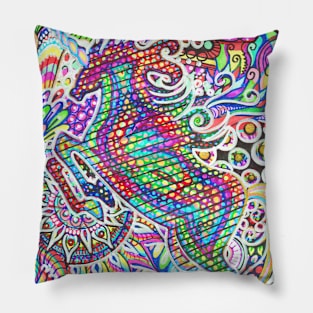 Unicorn Mandala Pillow