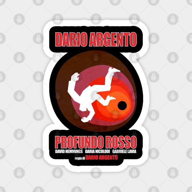 Dario Argento Deep Red Design Magnet by HellwoodOutfitters