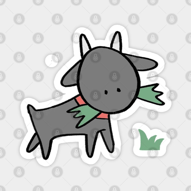 Cute goat Magnet by ballooonfish