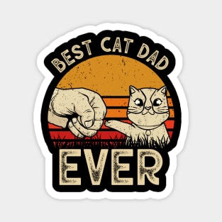 Best Cat Dad Ever Men's Shirt Magnet